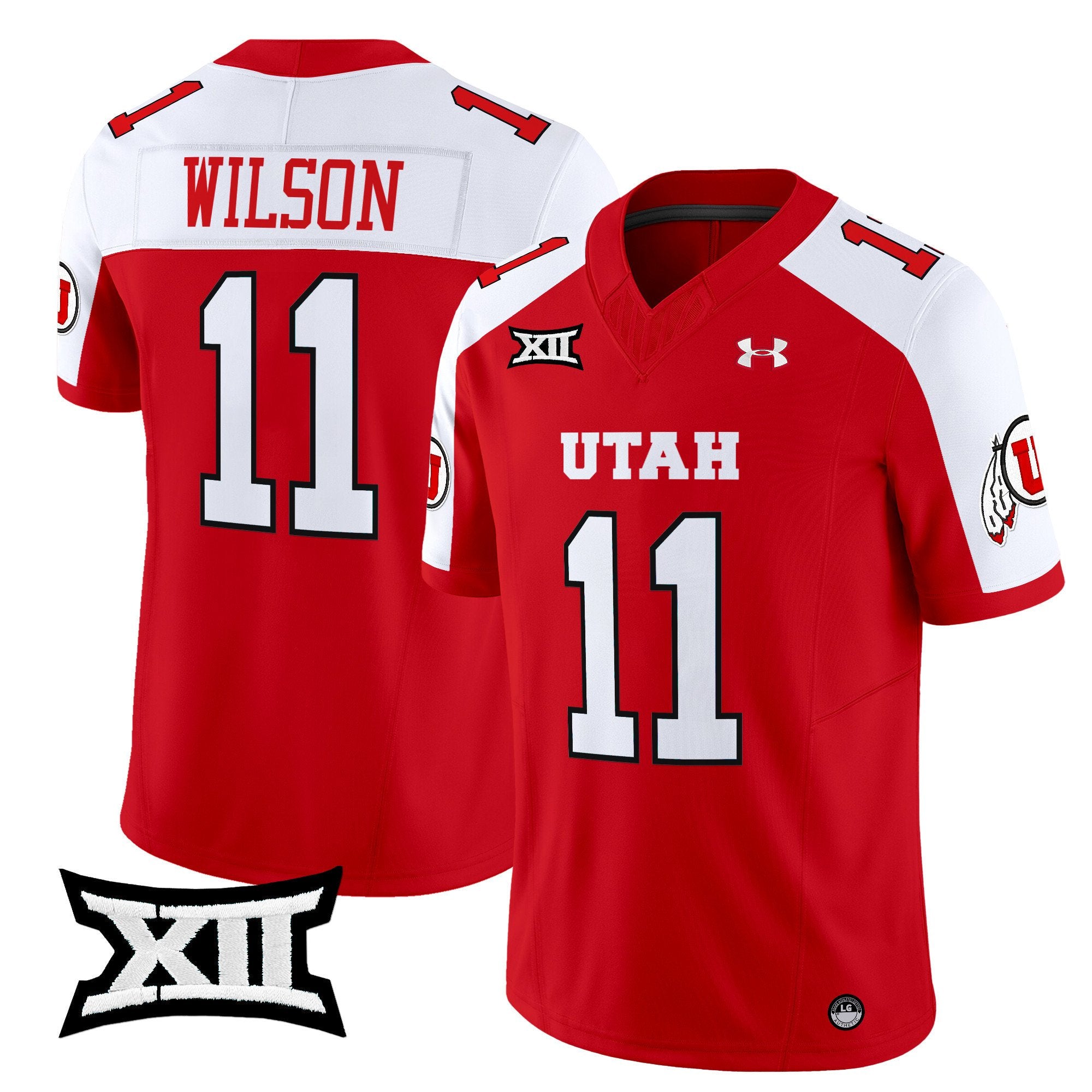 Isaac Wilson Jersey #11 Utah Utes 2025 Vapor Limited Stitched Red Alternate
