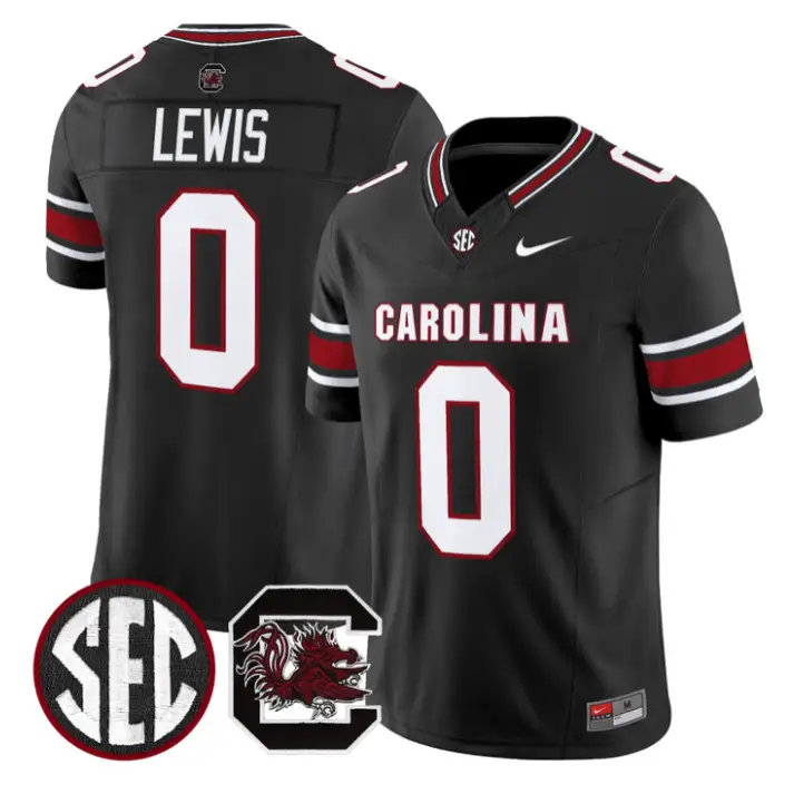 Iveon Lewis Jersey #0 South Carolina Gamecocks 2026 Stitched