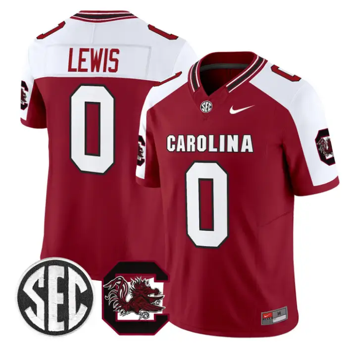 Iveon Lewis Jersey #0 South Carolina Gamecocks 2026 Stitched