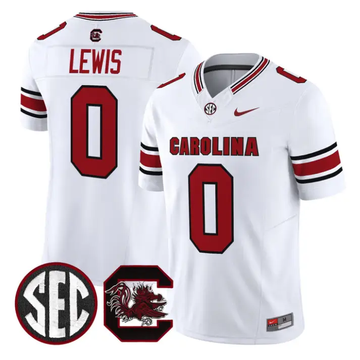 Iveon Lewis Jersey #0 South Carolina Gamecocks 2026 Stitched