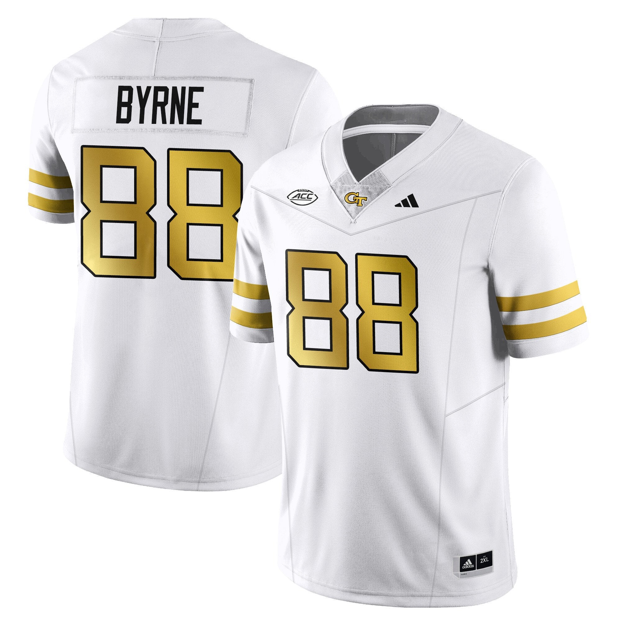 J.T. Byrne Jersey #88 Georgia Tech Football 2025 Limited Stitched White