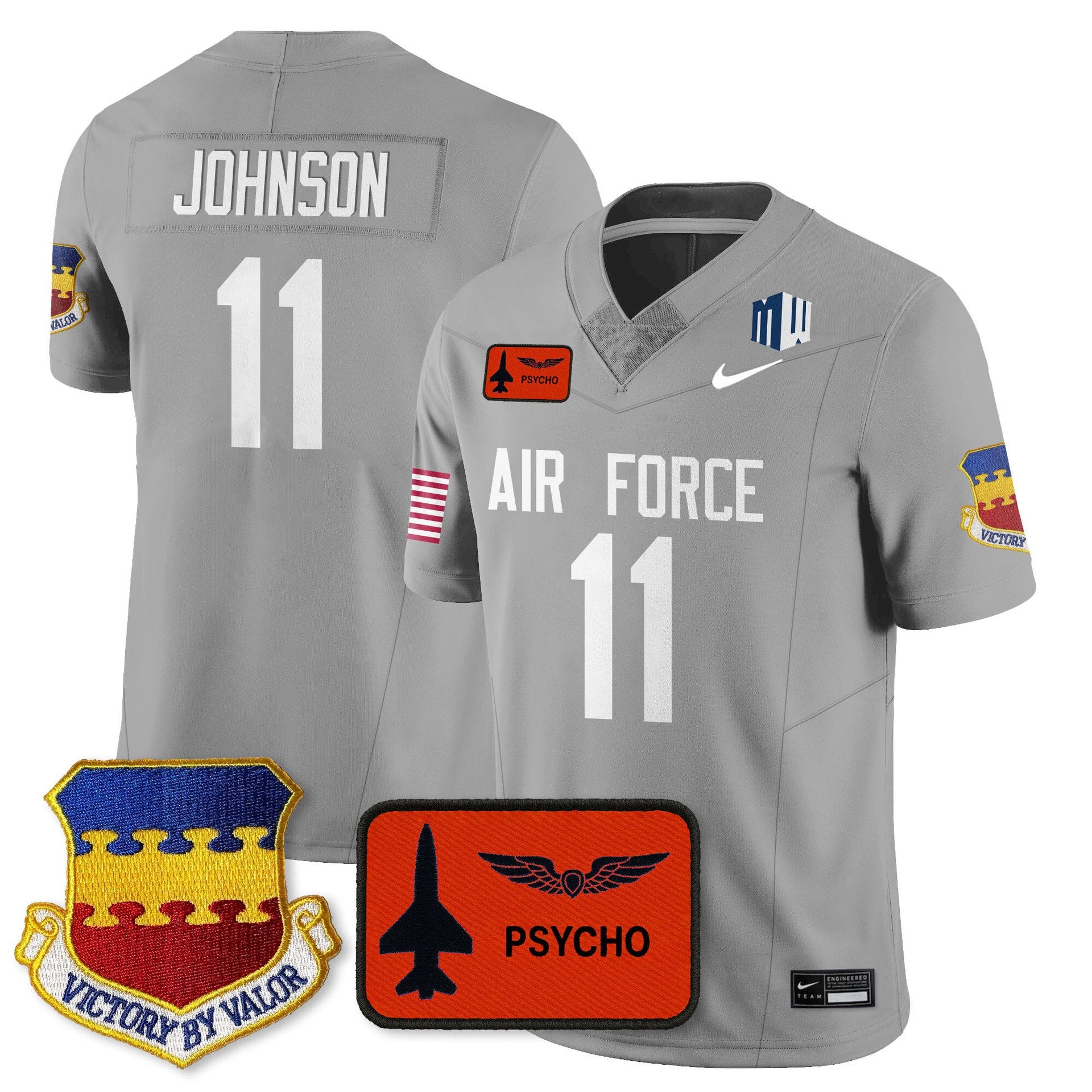 Josh Johnson Jersey #11 Air Force 2025 Honor F-16 Stitched 20th Fighter