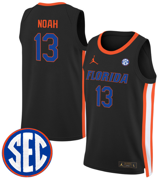 Joakim Noah Jersey #13 Florida Gators Swingman Basketball Stitched Black