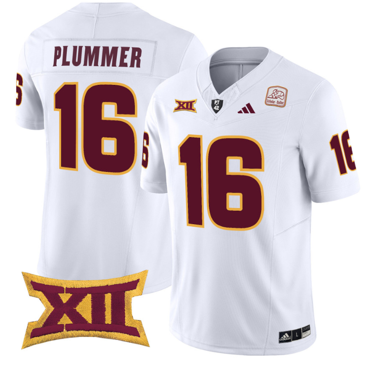 Jake Plummer Jersey #16 Arizona State Sun Devils Vapor Limited College Football White