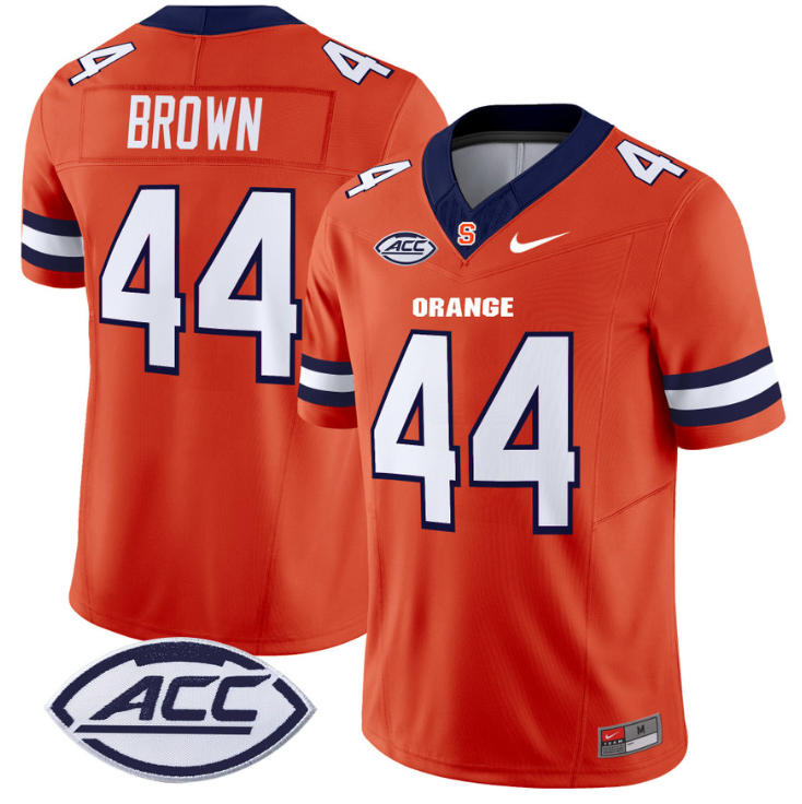 Jim Brown Jersey #44 Syracuse Orange Vapor Limited College Football Orange