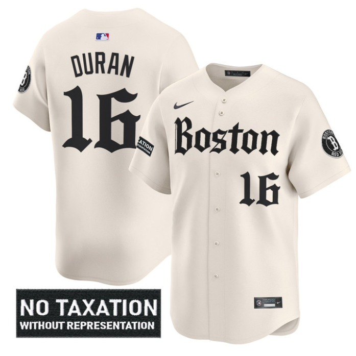Jarren Duran Jersey #16 Boston Red Sox Retro Newspaper Edition Vapor Premier Limited Stitched