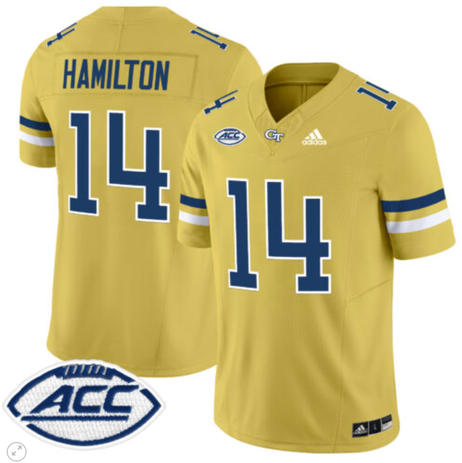 Joe Hamilton Jersey #14 Georgia Tech Yellow Jackets Vapor Limited Football Gold