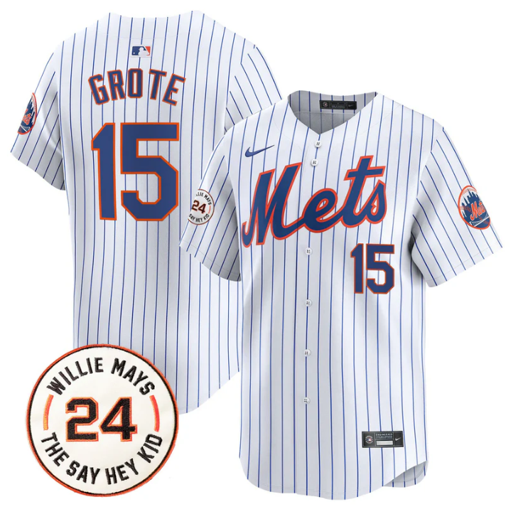 Mike Piazza Jersey #31 Mets Willie Mays Patch Vapor Premier Limited Stitched Black Gold