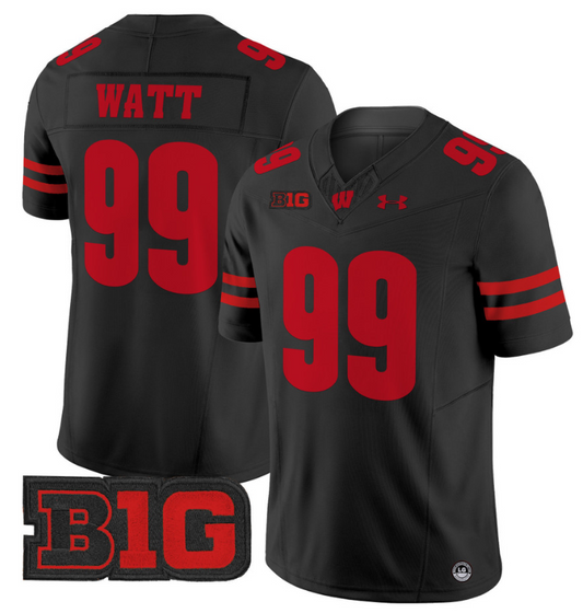 JJ Watt Jersey #99 Wisconsin Badgers Vapor Football Stitched Black