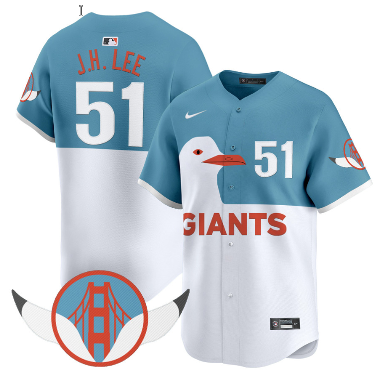 Jung Hoo Lee Jersey #51 San Francisco Giants Seagull 2025 Vapor Premier Limited Stitched