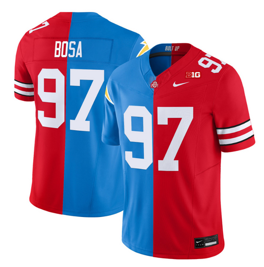 Joey Bosa Jersey #97 Ohio State Buckeyes Split Vapor V2 Football Stitched