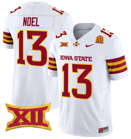 Jaylin Noel Jersey #13 Iowa State Cyclones Vapor Limited College Football Stitched White