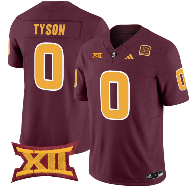 Jordyn Tyson Jersey #0 Arizona State Sun Devils Vapor Limited College Football Maroon