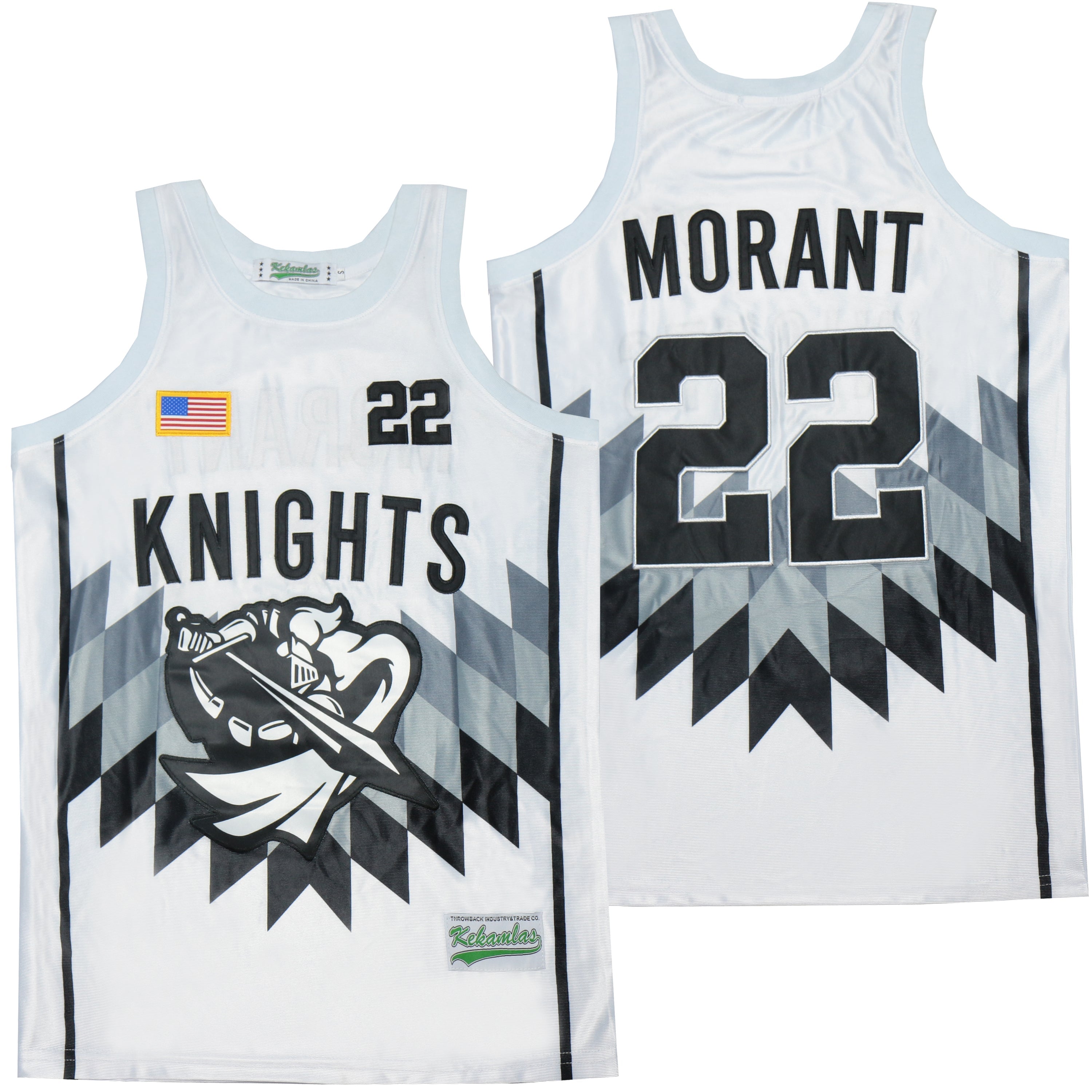 Ja Morant #22 White Movie Basketball Jersey White