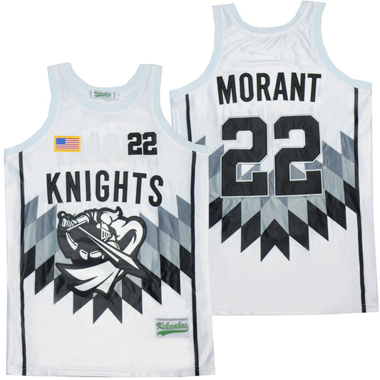 Ja Morant #22 White Movie Basketball Jersey White