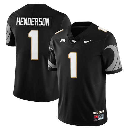 Ja'Cari Henderson Jersey #1 UCF Football 2025 Core Uniforms Stitched Black