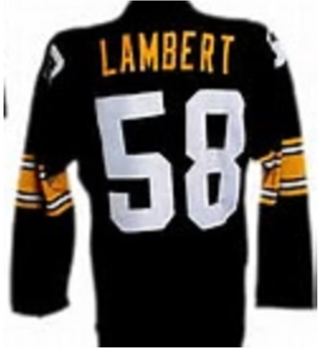 Jack Lambert Jersey Pittsburgh Steelers Long Sleeve Vintage Style Custom Throwback Football