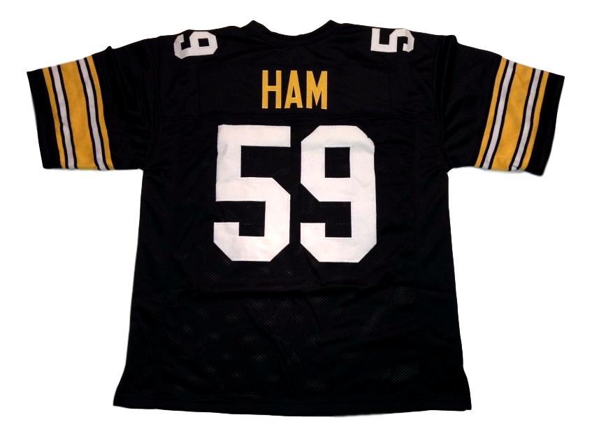 Jack Ham Jersey #59 Custom Unsigned Football Stitched Black