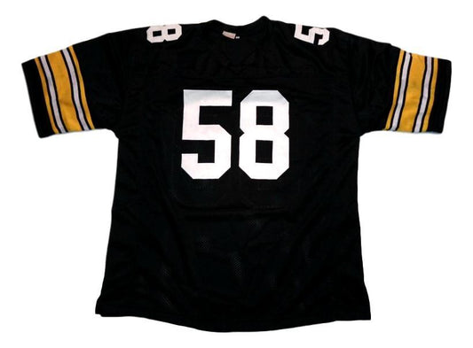 Jack Lambert Jersey #58 Custom Unsigned Football Stitched Black
