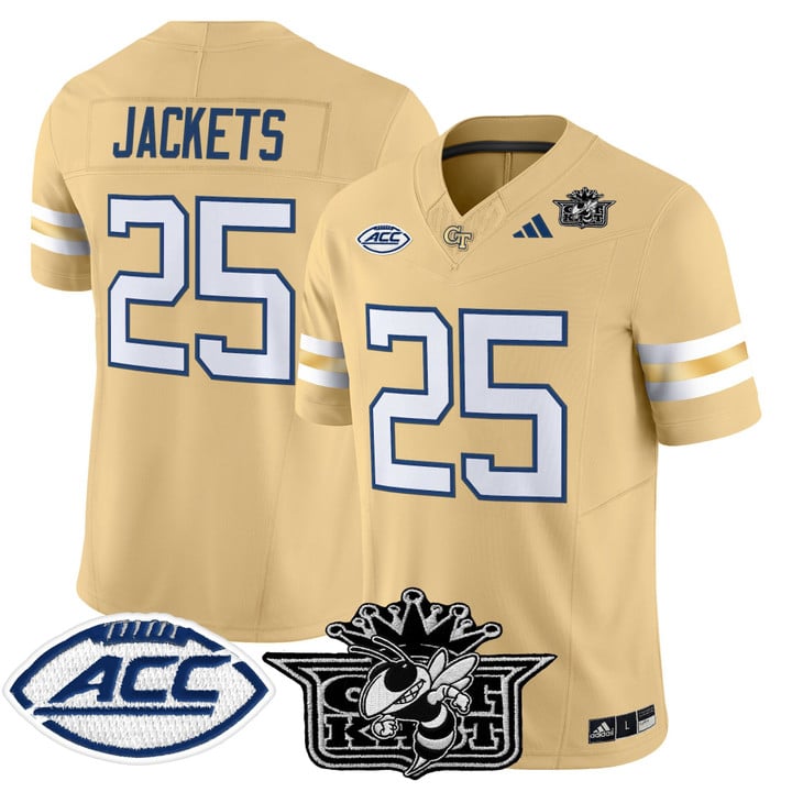 Jackets Jersey #25 Outkast Georgia Tech Yellow Jackets 2025 Stitched