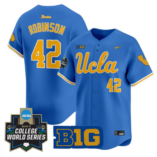 CJ Bott Jersey #25 UCLA Bruins 2025 World Series Stitched White