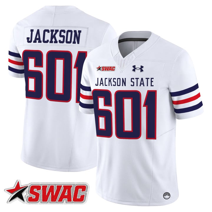 Jackson Jersey #601 Jackson State Tigers 2025 Vapor Limited Stitched