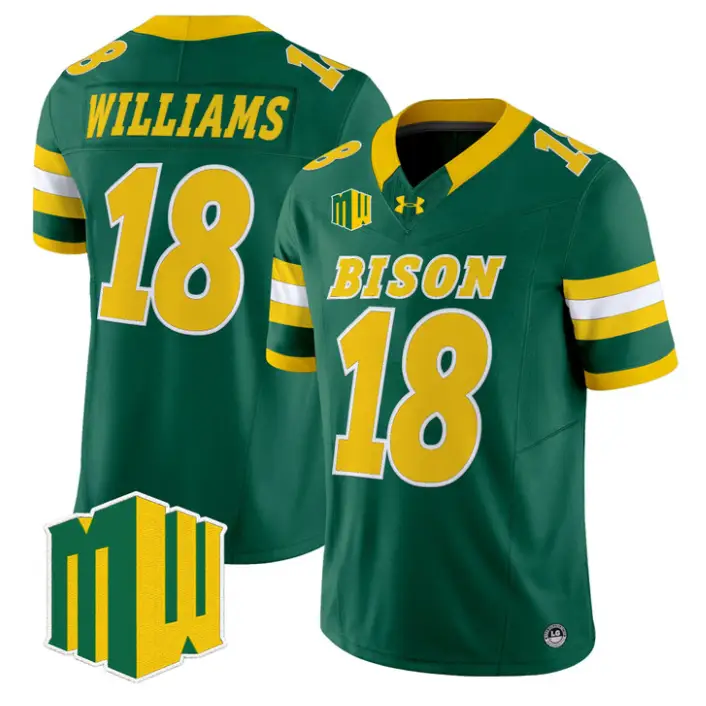 Jackson Williams Jersey #18 North Dakota State Bison 2026 Vapor Stitched