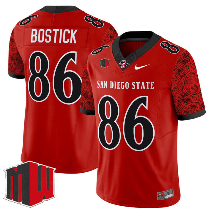 Jacob Bostick Jersey #86 San Diego State Aztecs 2025 Limited Stitched