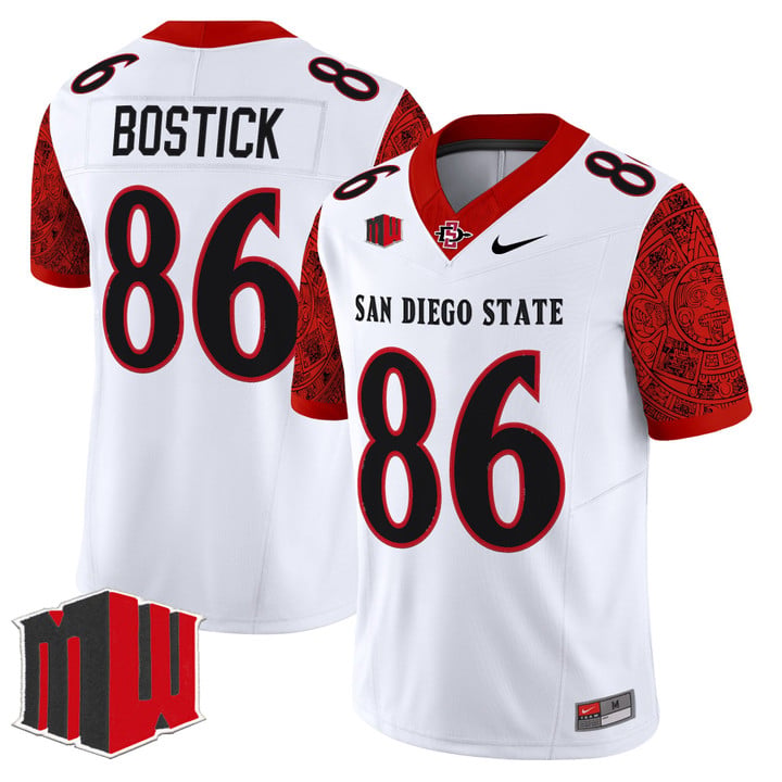 Jacob Bostick Jersey #86 San Diego State Aztecs 2025 Limited Stitched