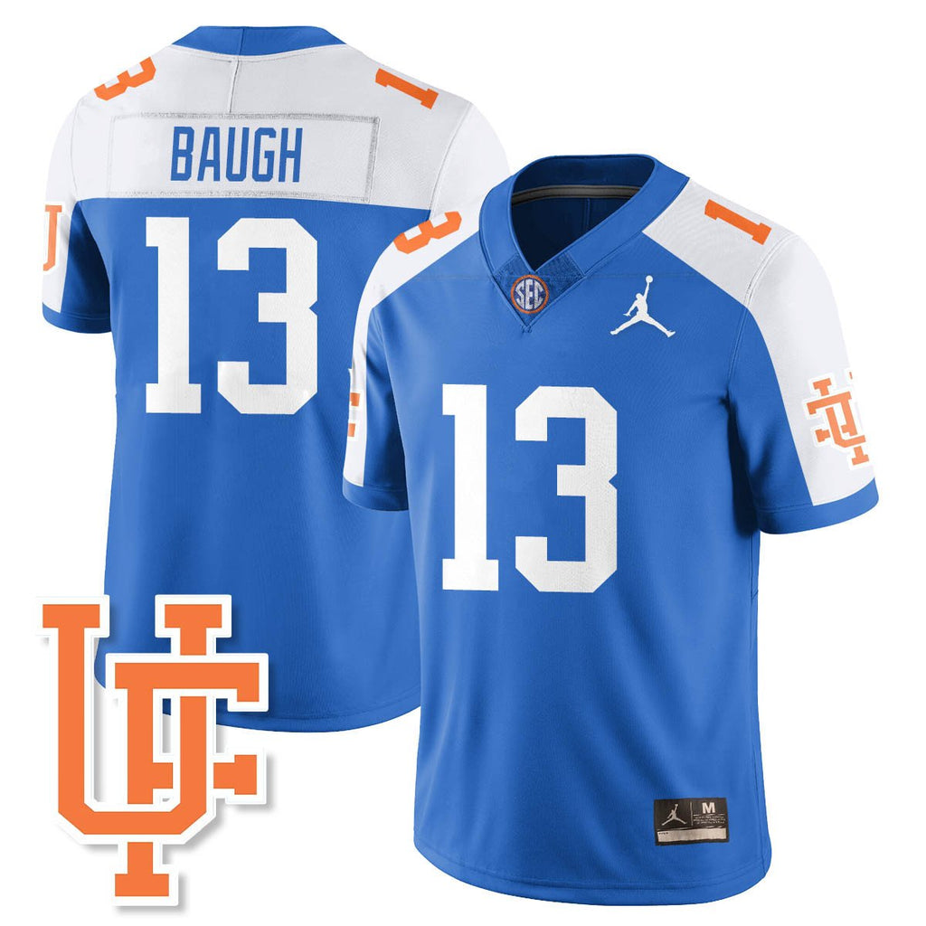 Jadan Baugh Jersey #13 Florida Gators Bring Back 1960s Throwback Stitched Blue Alter