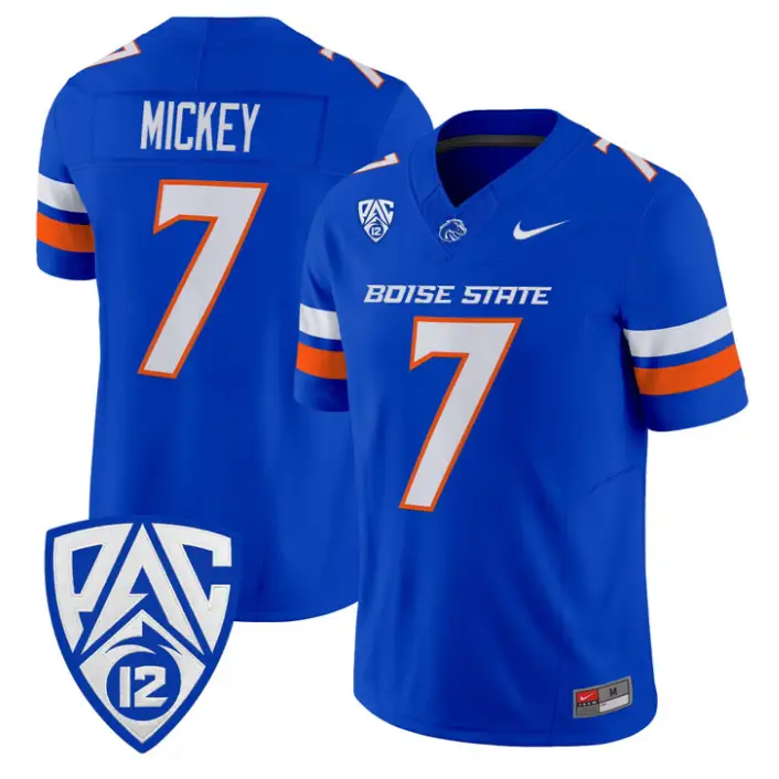 Jaden Mickey Jersey #7 Boise State Broncos 2026 Vapor Limited Stitched