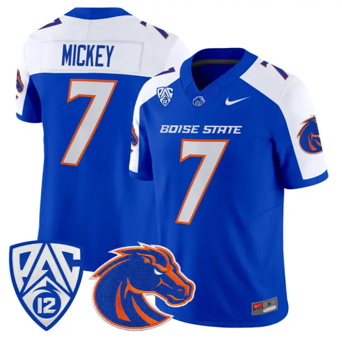 Jaden Mickey Jersey #7 Boise State Broncos 2026 Vapor Limited Stitched