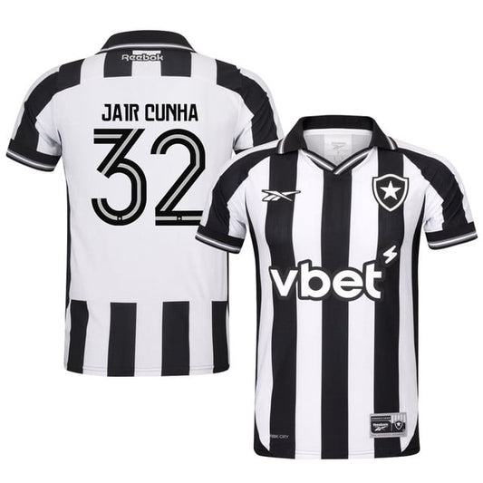 Jair Cunha #32 Botafogo 2025-26 Home Jersey – Black White