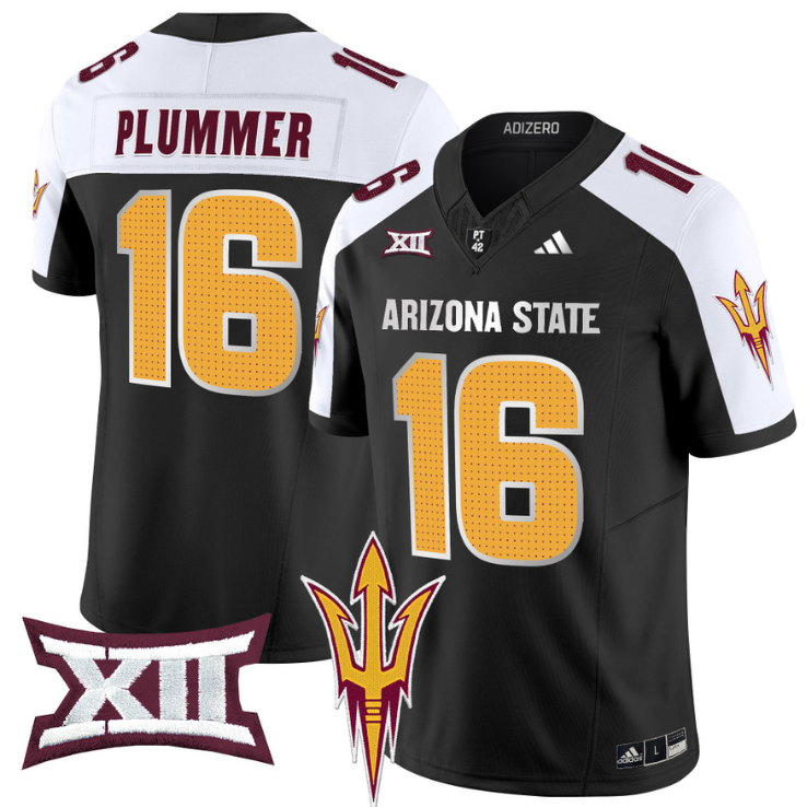 Jake Plummer Jersey #16 Arizona State Sun Devils 2024 Vapor Limited Black Alternate