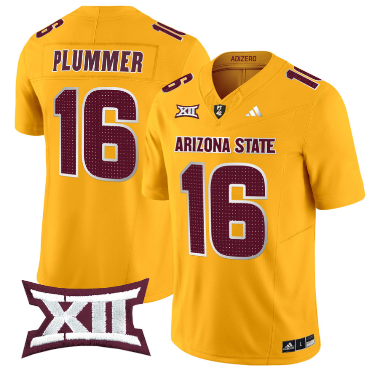 Jake Plummer Jersey #16 Arizona State Sun Devils 2024 Vapor Limited Gold