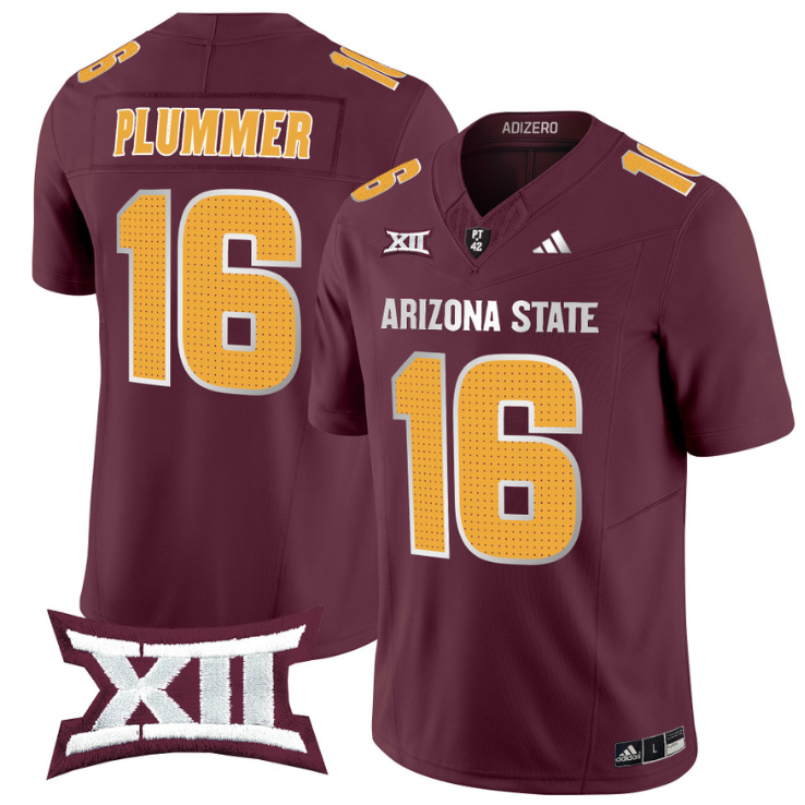 Jake Plummer Jersey #16 Arizona State Sun Devils 2024 Vapor Limited Maroon