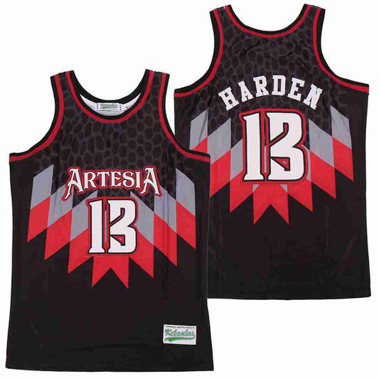 James Harden #13 Artesia Basketball Jersey Black
