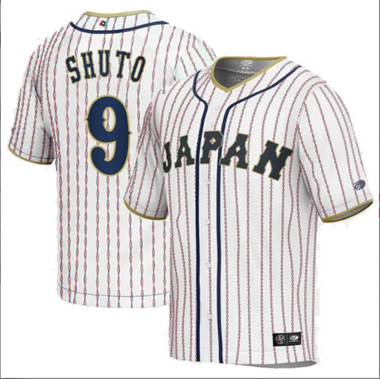 Japan Baseball Ukyo Shuto World Baseball Classic Jersey – White