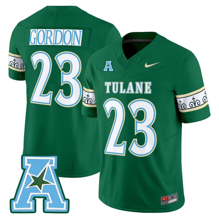 Javin Gordon Jersey #23 Tulane Green Wave 2025 City Edition Stitched