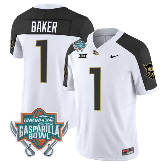 Javon Baker Jersey #1 UCF Knights Unionhome Patch Vapor Football Stitched Inverted