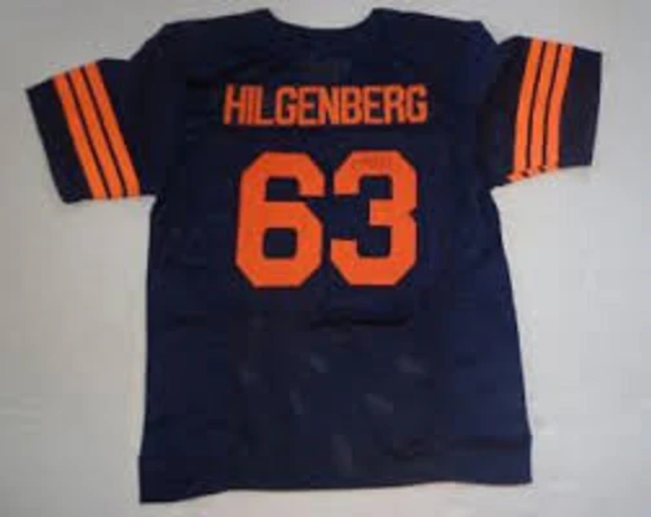 Jay Hilgenberg Jersey Chicago Bears Custom Throwback Football