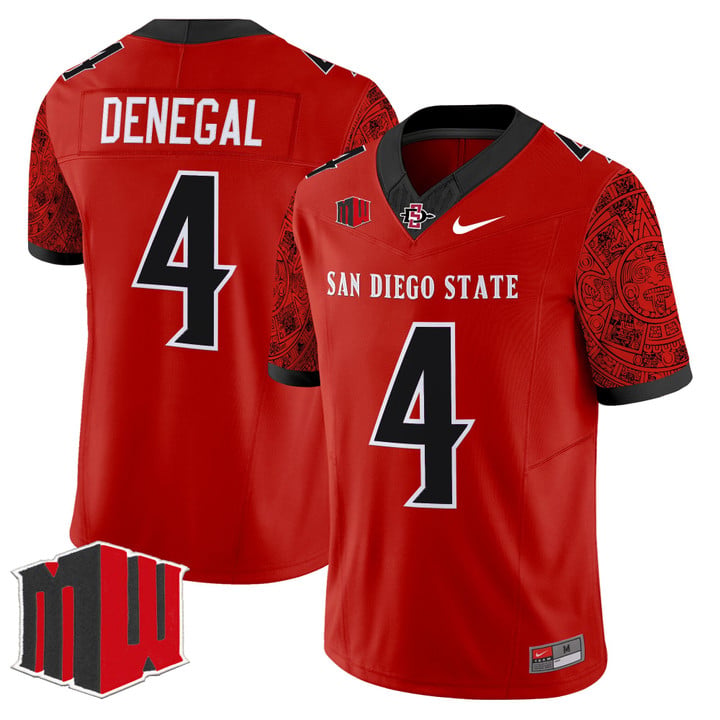 Jayden Denegal Jersey #4 San Diego State Aztecs 2025 Limited Stitched