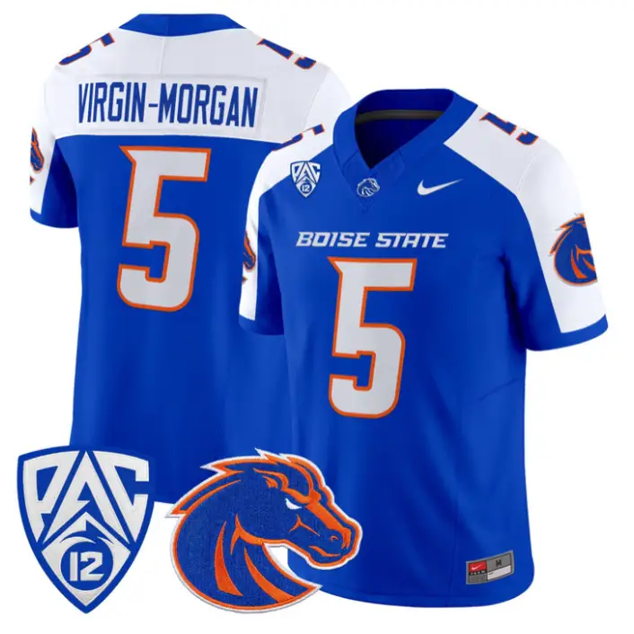 Jayden Virgin-Morgan Jersey #5 Boise State Broncos 2026 Vapor Stitched