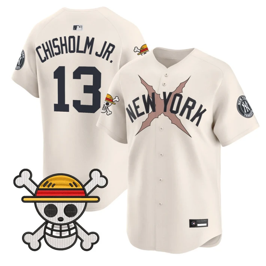 Jazz Chisholm Jr Jersey #13 Yankees One Piece Vapor Premier Stitched