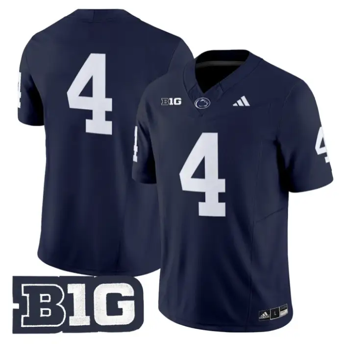 Jeremiah Cooper Jersey #1 Penn State 2026 No Name on Back Limited Stitched