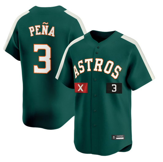Jeremy Pena Jersey #3 Houston Astros Squid Game 2025 Vapor Limited Stitched