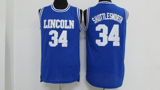 Jesus Shuttlesworth #34 Lincoln Basketball Jersey