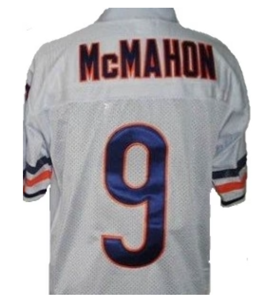Jim McMahon Jersey Chicago Bears Custom Throwback Football White