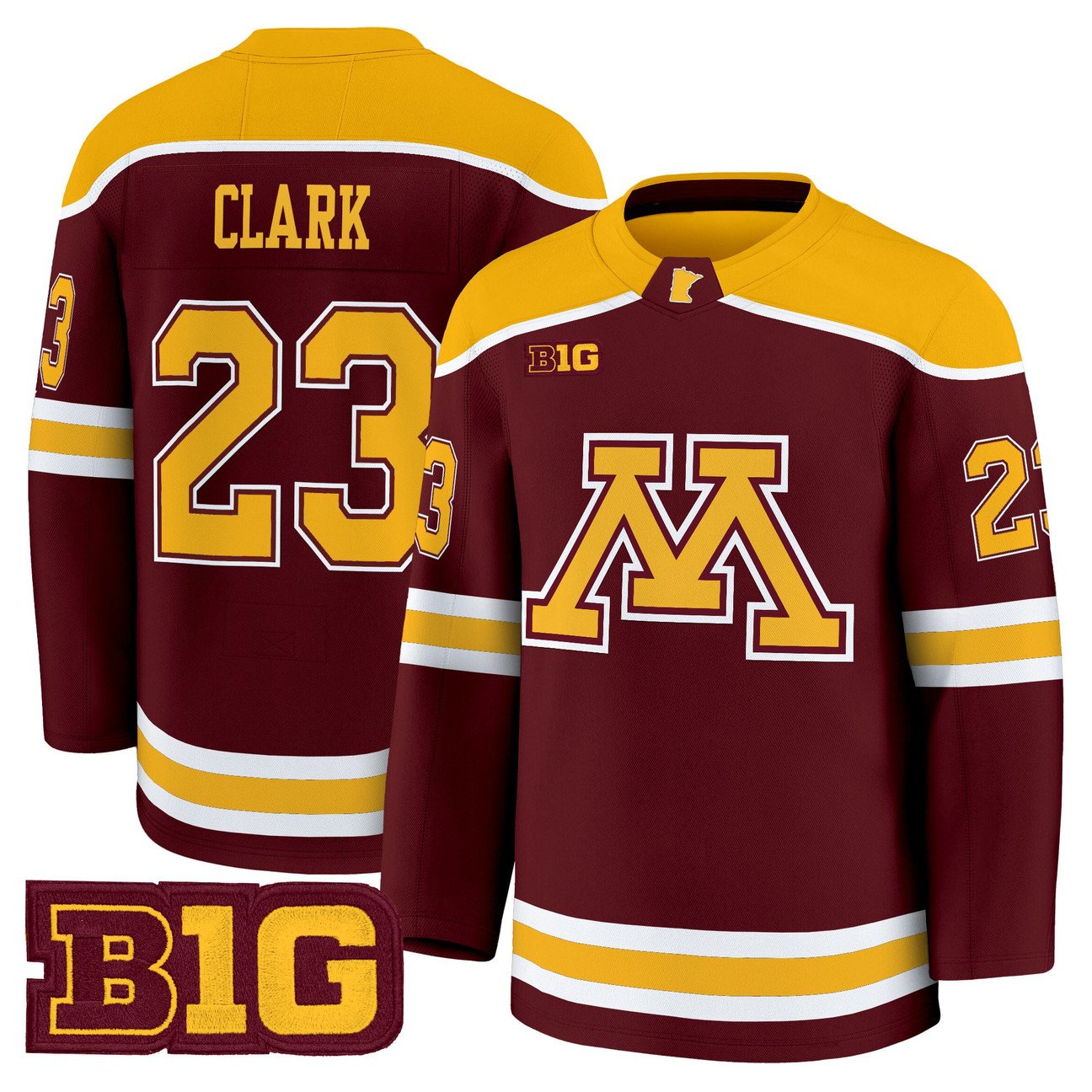 Jimmy Clark Jersey #23 Minnesota Golden Gophers 2025-26 Premium Stitched