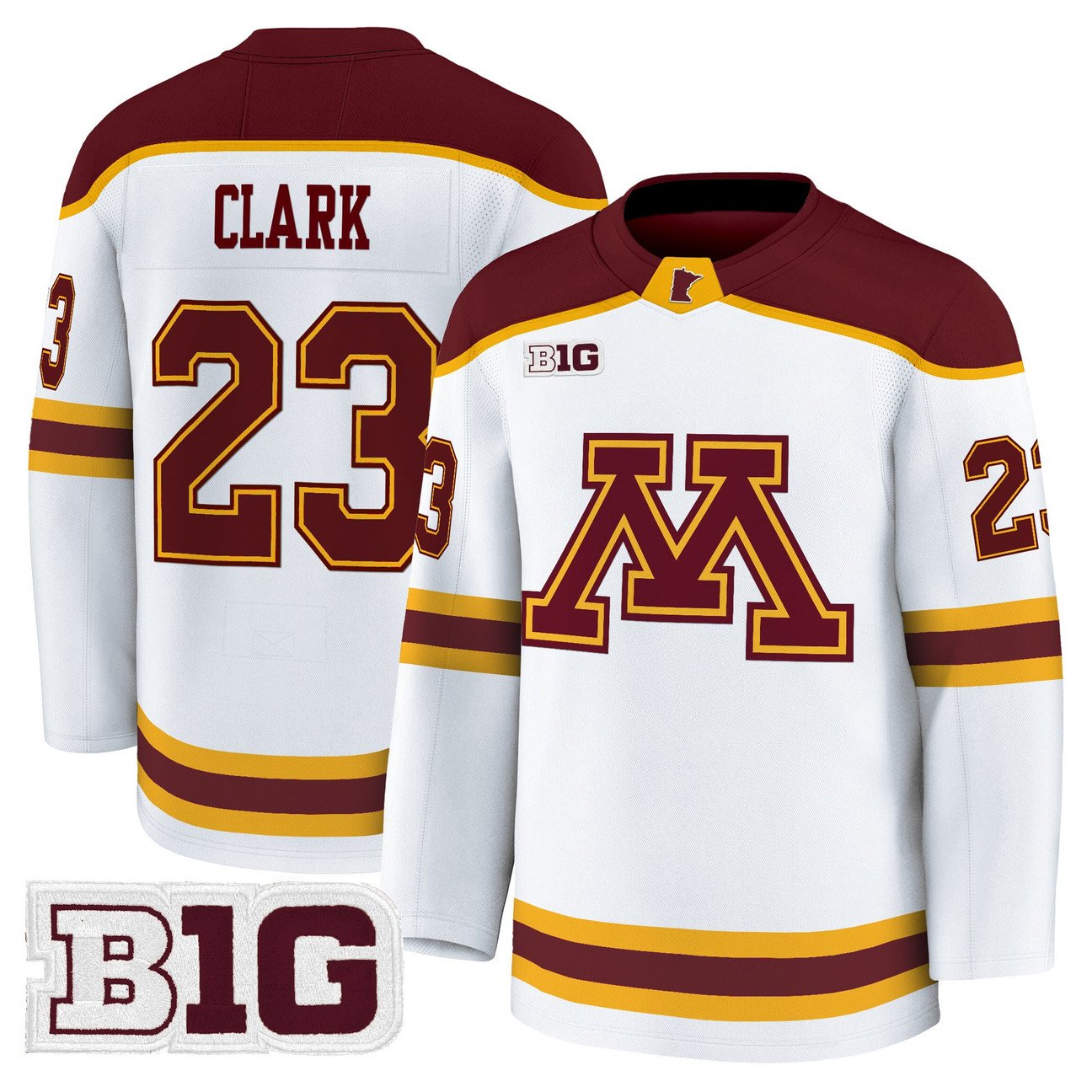 Jimmy Clark Jersey #23 Minnesota Golden Gophers 2025-26 Premium Stitched